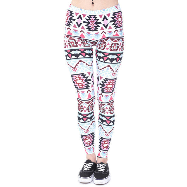 Women Round Ombre Printing leggings