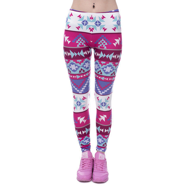 Women Round Ombre Printing leggings