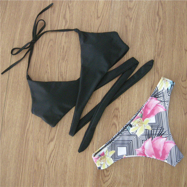 Floral Bandage Bikini