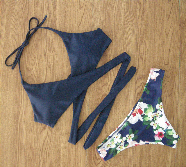 Floral Bandage Bikini
