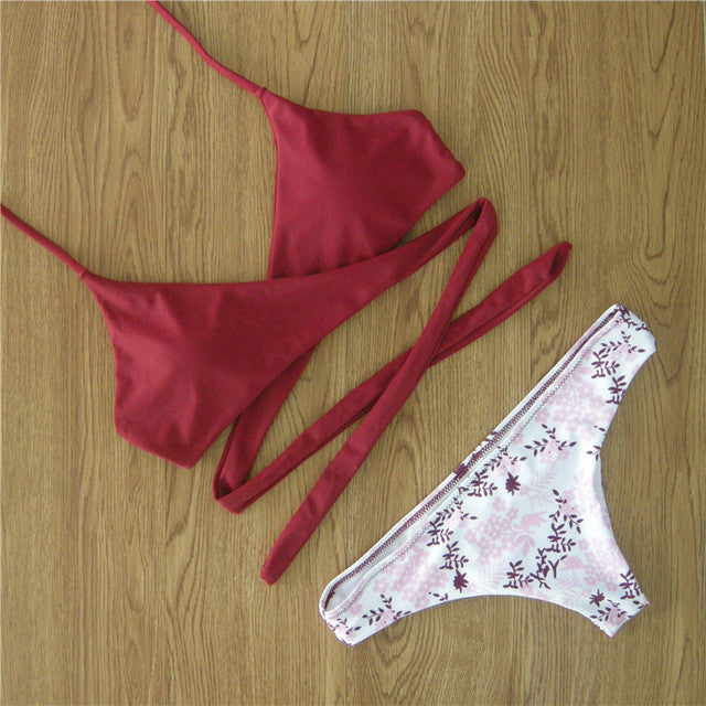 Floral Bandage Bikini