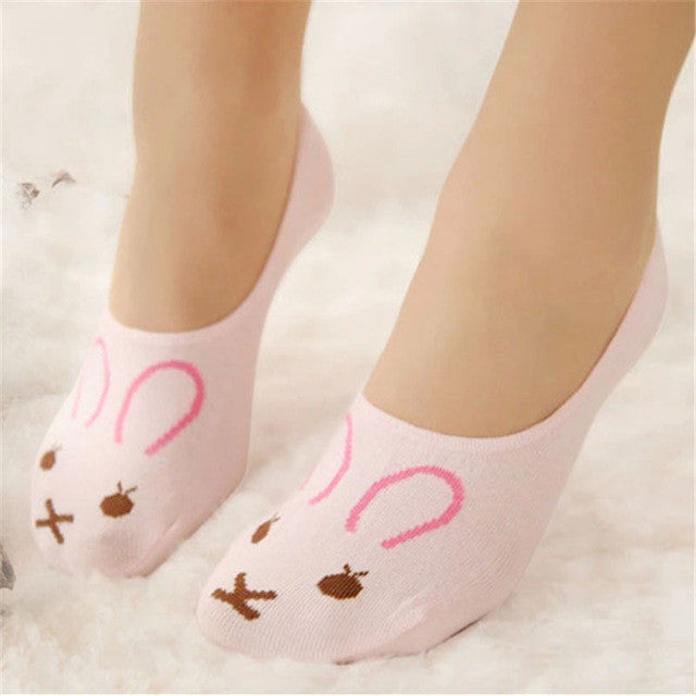 Rabbit Cat Cotton Short Socks