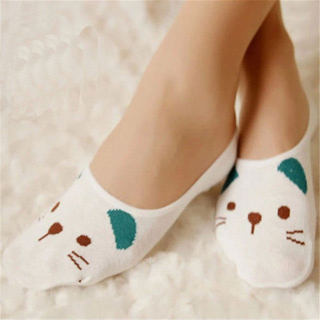 Rabbit Cat Cotton Short Socks